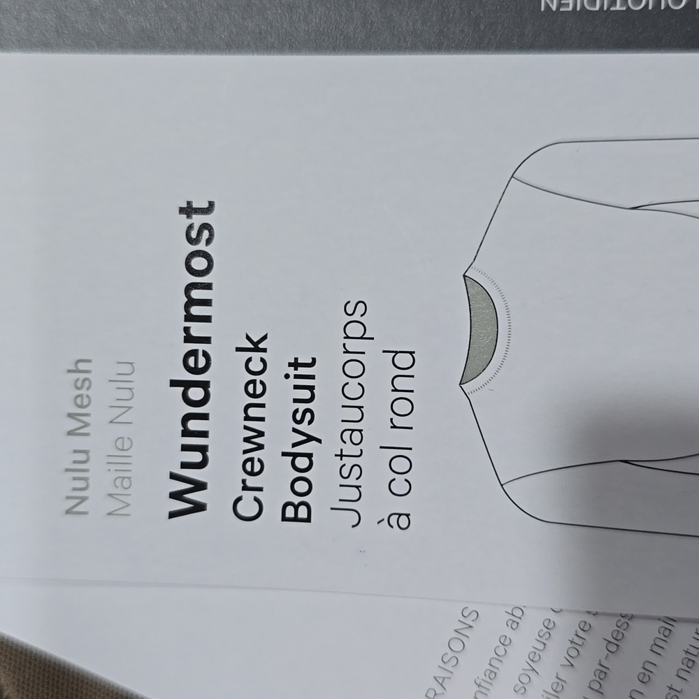 NWT Lululemon Wundermost Nulu Mesh Long-Sleeve Crewneck Bodysuit Taupetastic - Picture 8 of 9